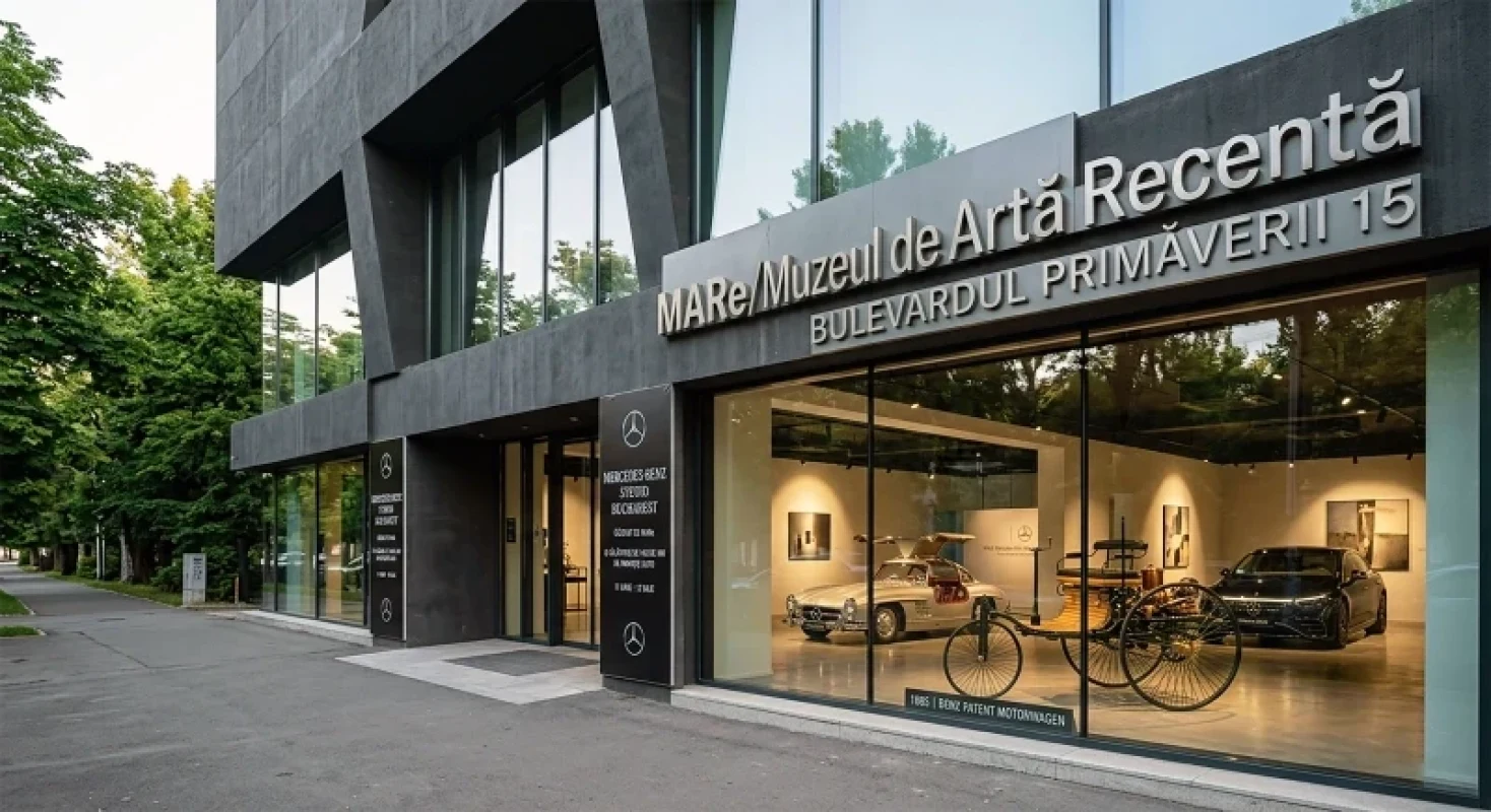 Mercedes-Benz Studio deschide o expoziție unică în București: O călătorie prin 140 de ani de istorie auto