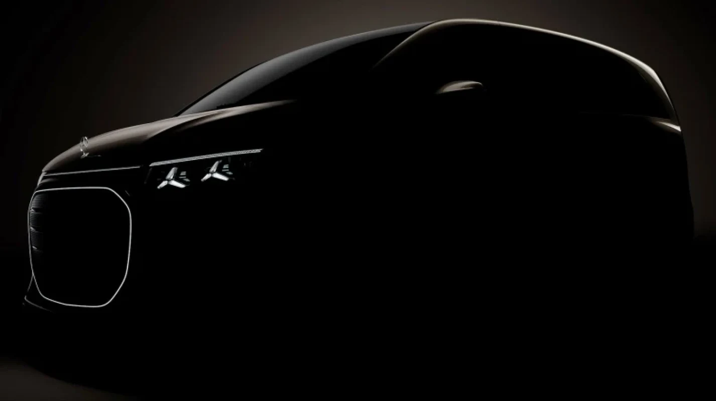 Viitorul Mercedes-Benz VLE are dată de lansare: primul MPV electric vine în martie 2026