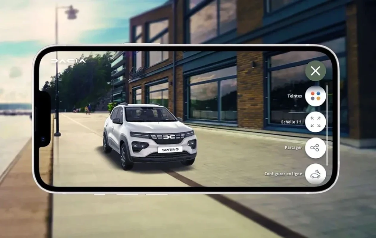 Dacia lansează aplicația de Realitate Augmentată în România: Întreaga gamă poate fi vizualizată acum direct pe telefon