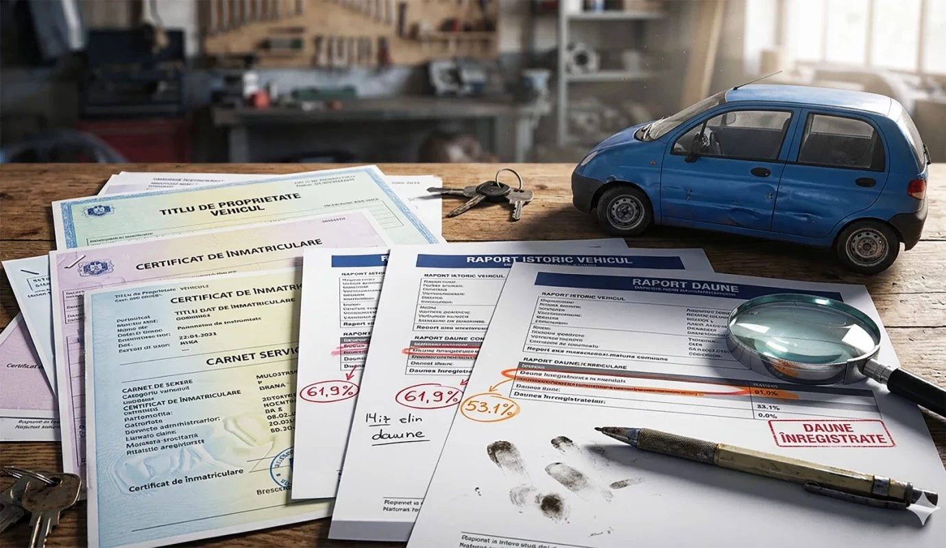 Capcana mașinilor din import: Peste 61% dintre vehiculele aduse în România ascund daune